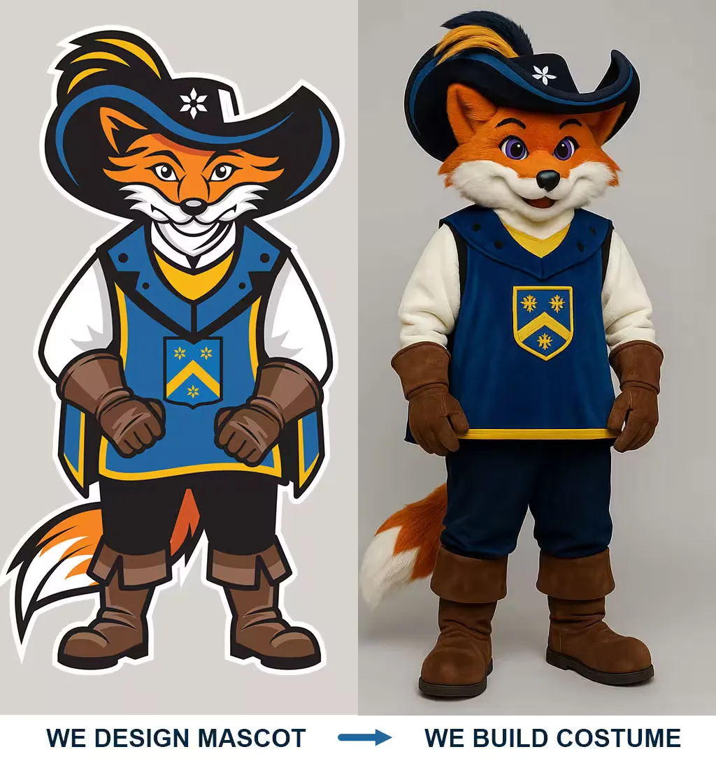 School mascot costume example