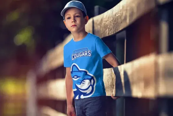 cougars elementary school mascot design
