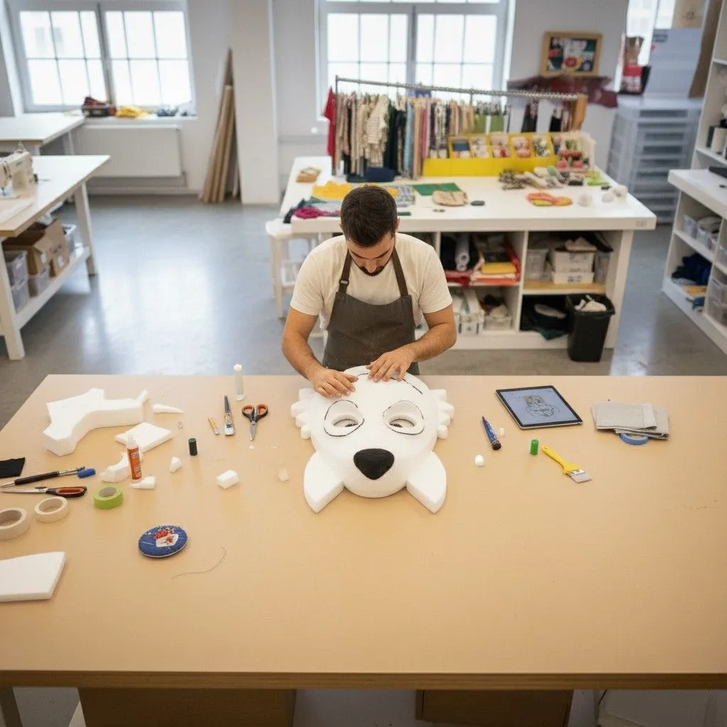 Hand-stitching details