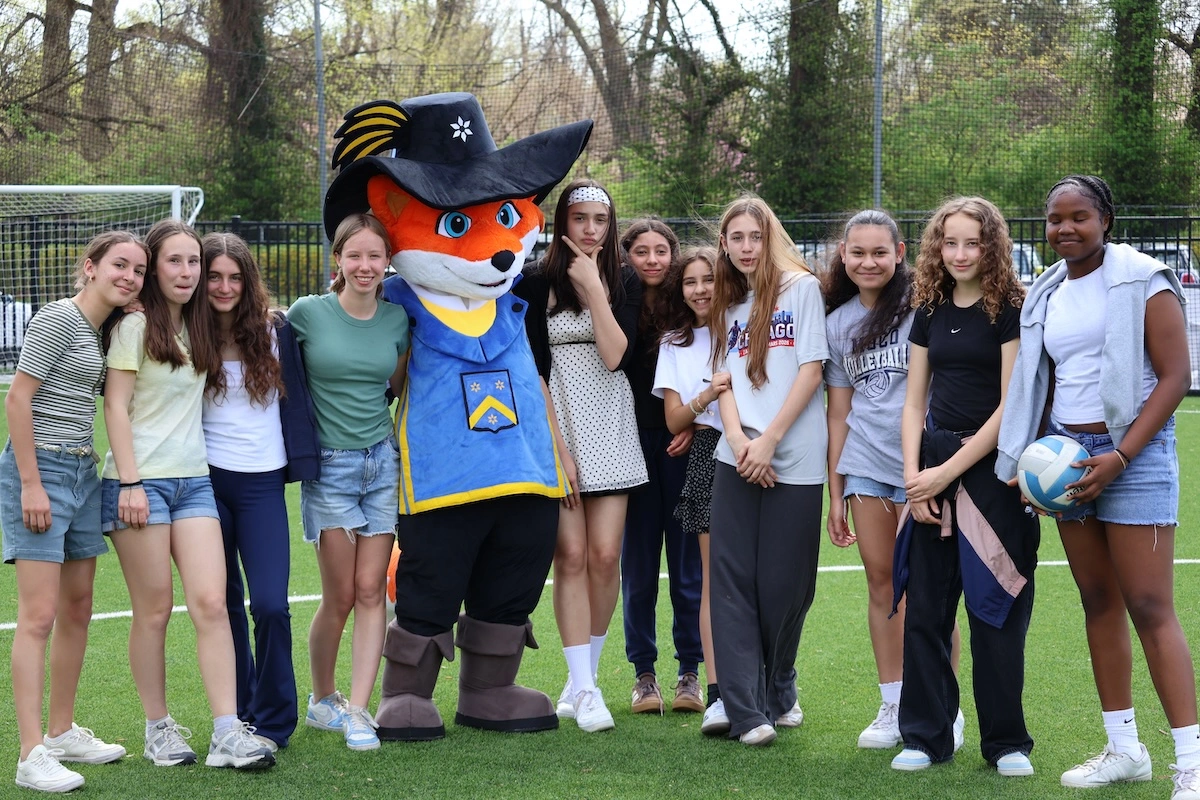 Rochembeau mascot character celebration