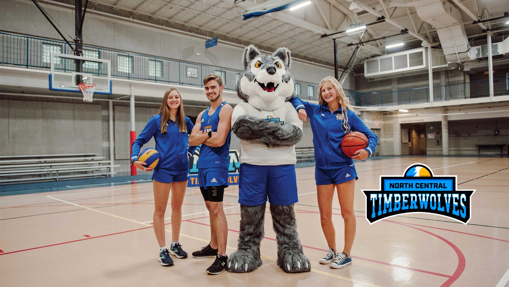 School Branding Agency team working with school mascot and students