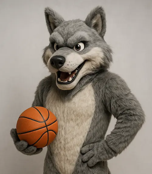 Professional school mascot costume