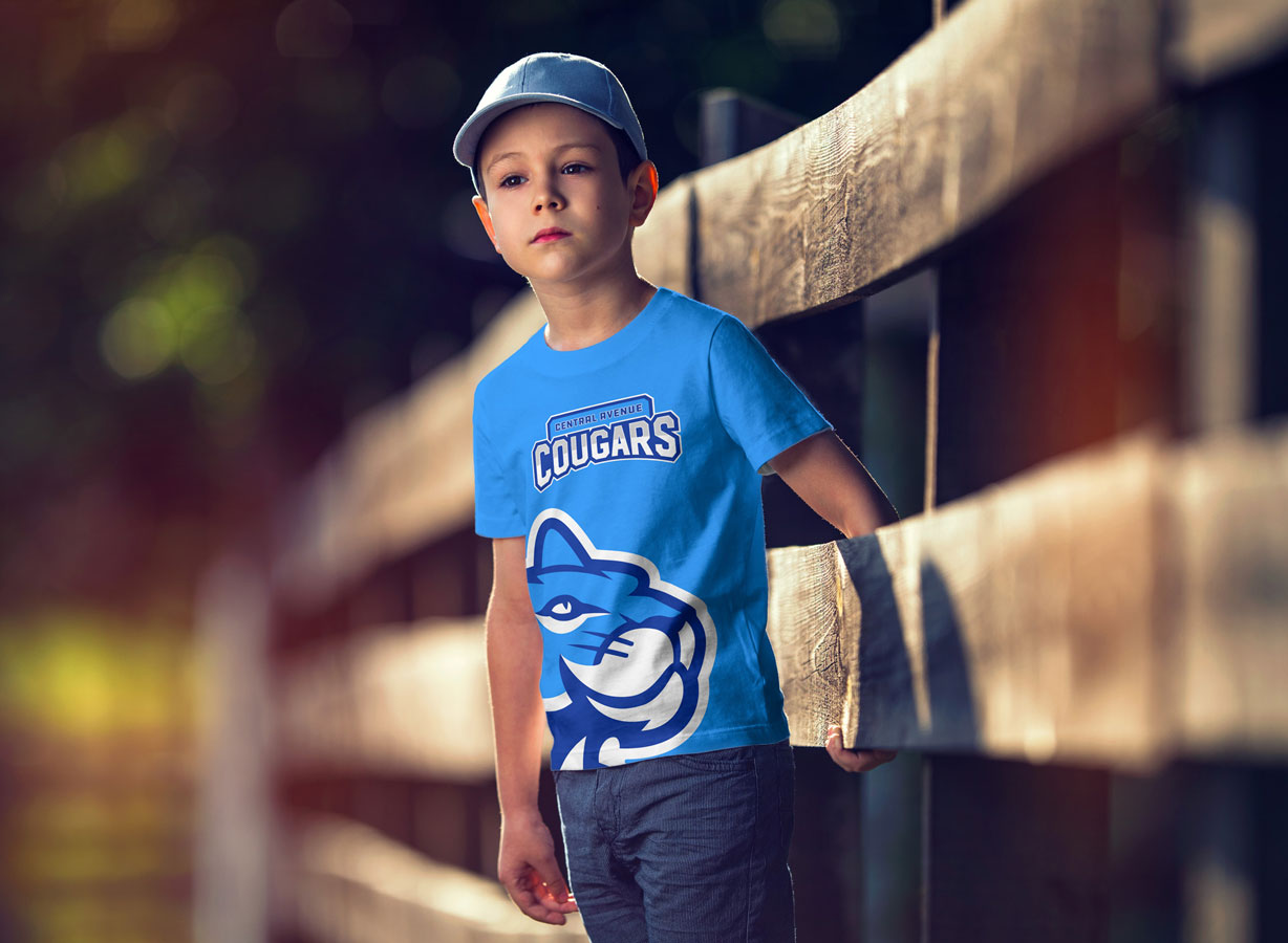 Cougars Elementary School Mascot Design visual 3