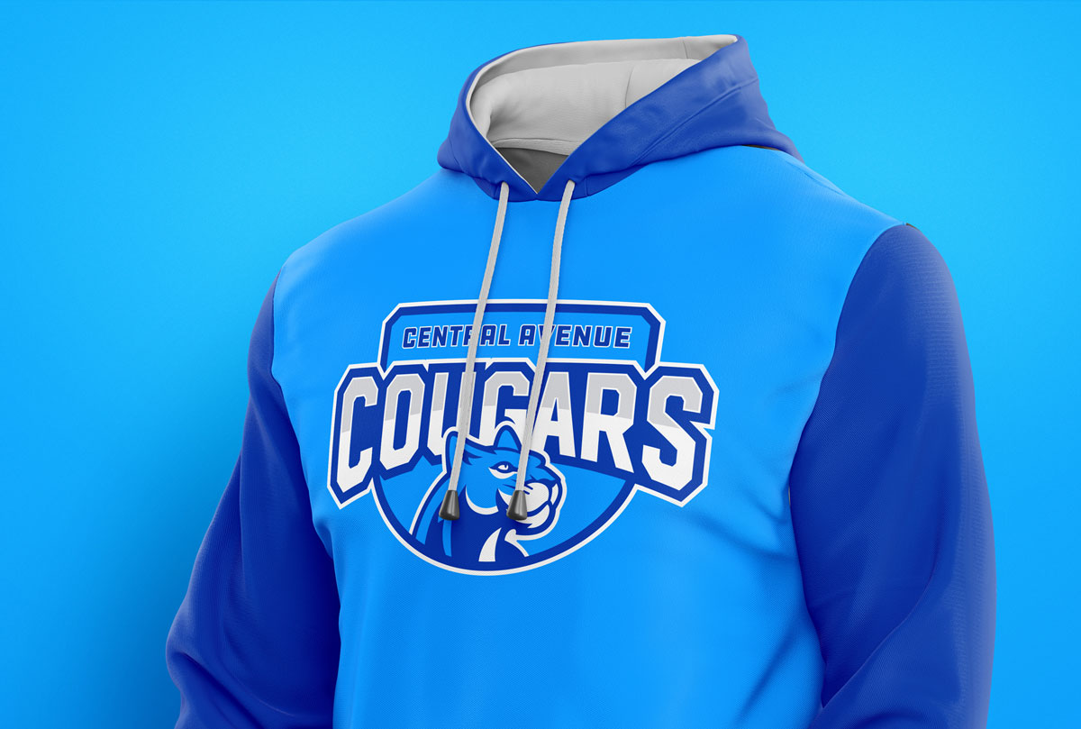 Cougars Elementary School Mascot Design visual 2