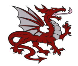 Denn John Middle School Logo Dragon Mascot visual 4