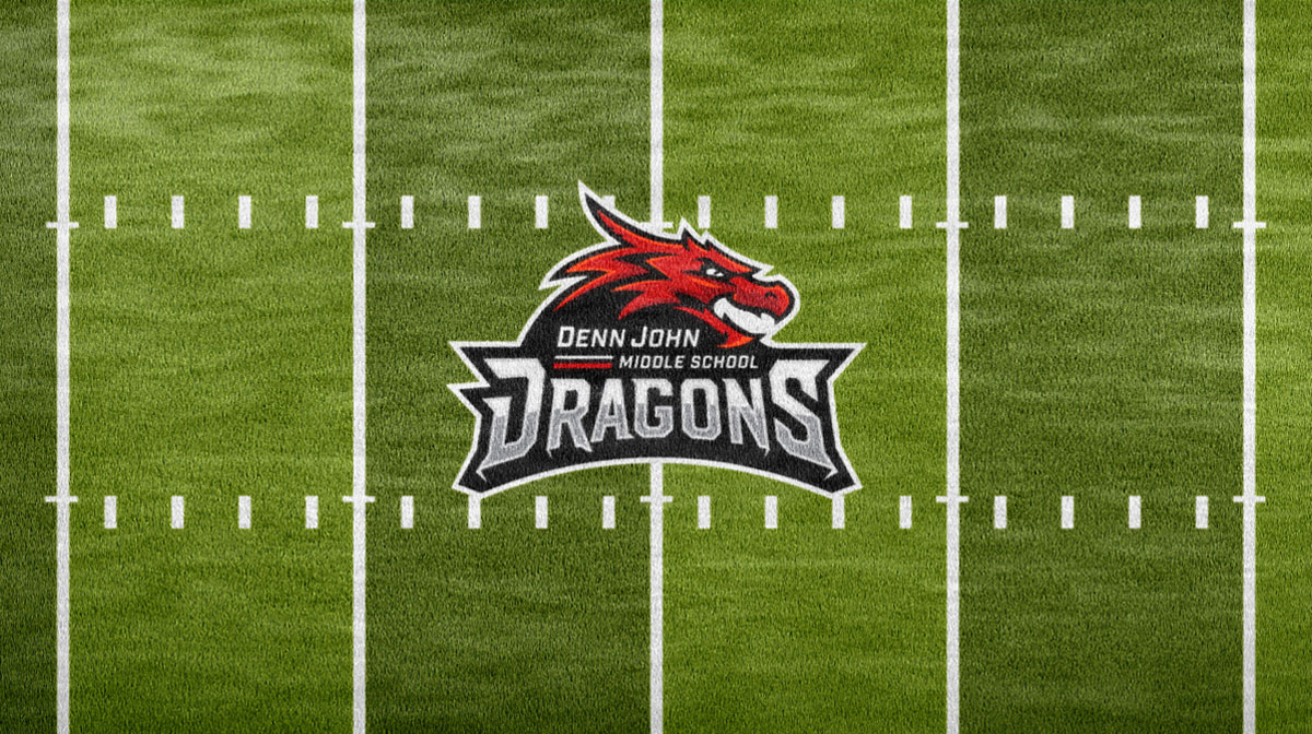 Denn John Middle School Logo Dragon Mascot visual 8