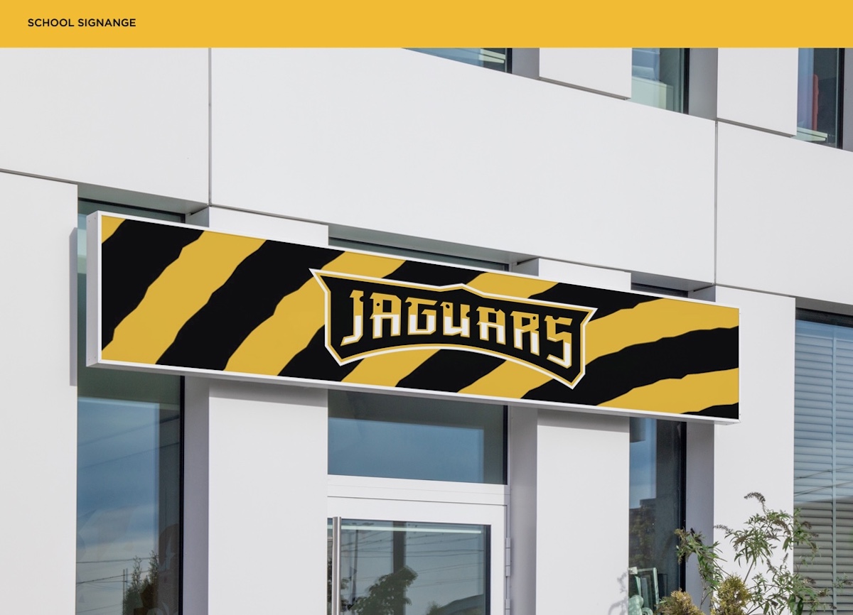 Jepson Jaguars School Brand Identity visual 16
