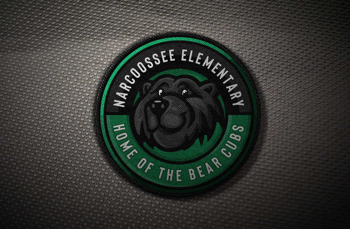 Narcoossee Elementary School Logo Bear Mascot visual 8