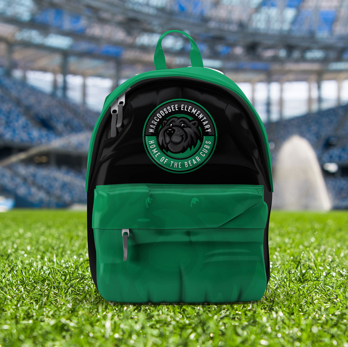 Narcoossee Elementary School Logo Bear Mascot visual 4