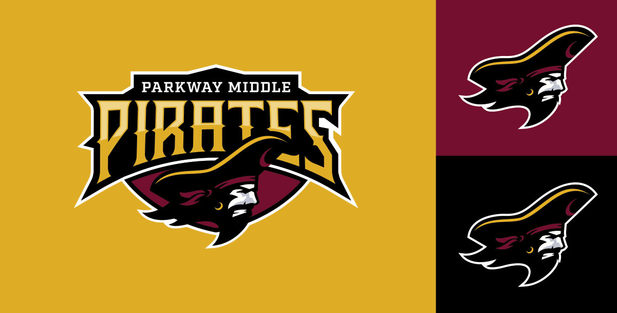 Parkway Middle School Logo Mascot visual 4