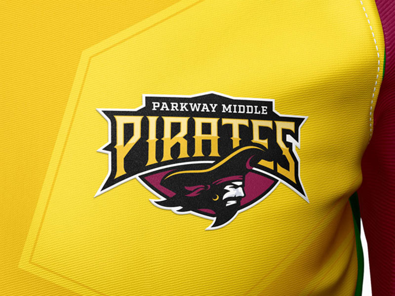 Parkway Middle School Logo Mascot