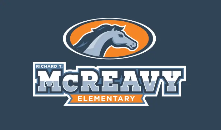 Richard T. McReavy Elementary Mascot Logo Design | School Branding Agency