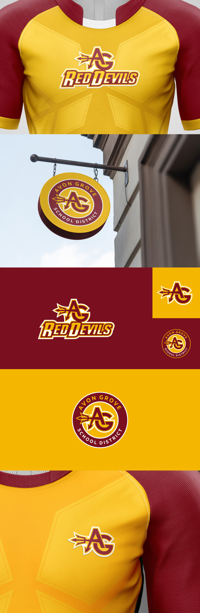 School District Mascot Logo Design & Brand Identity visual 6