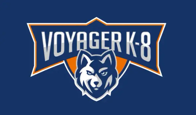 Voyager K-8 Mascot Logo Design | School Branding Agency