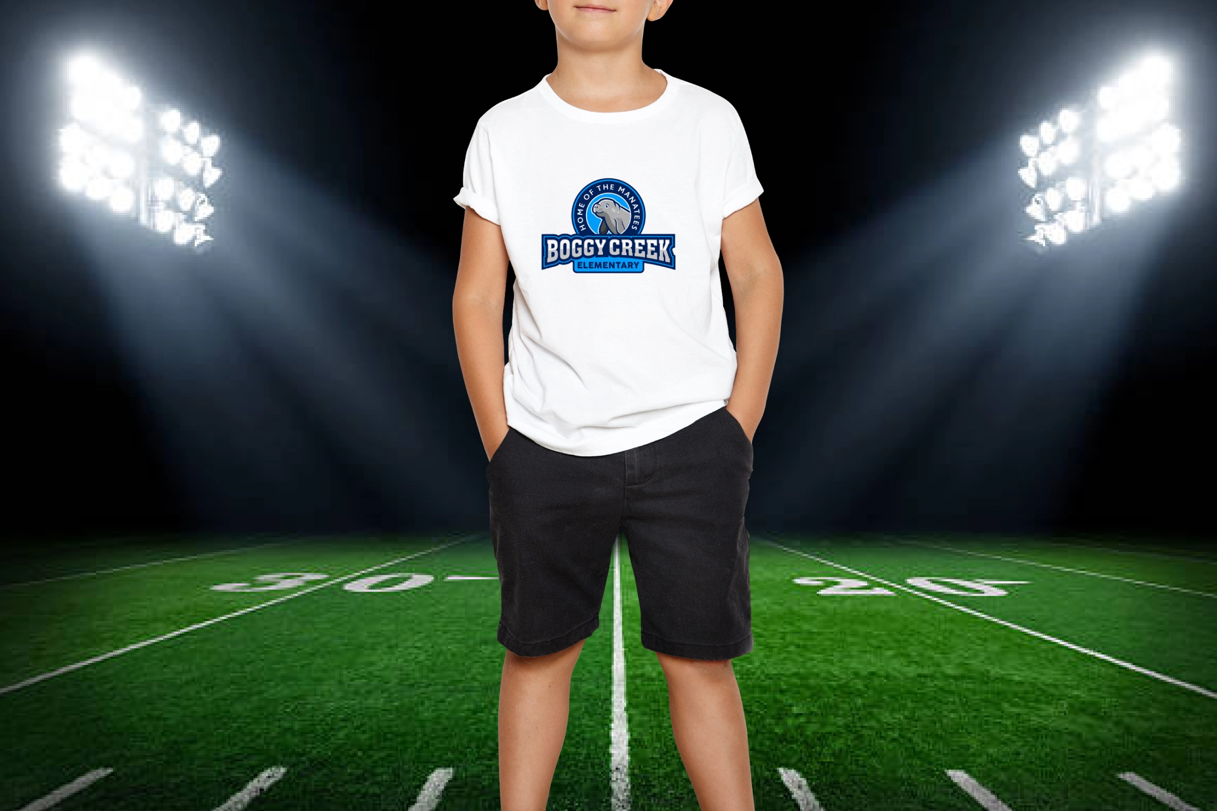 Boggy Creek Elementary School Mascot Logo visual 4
