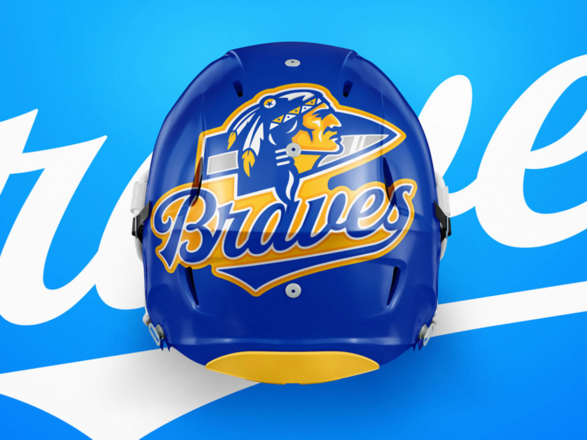BRAVES High School Mascot & Logo Design