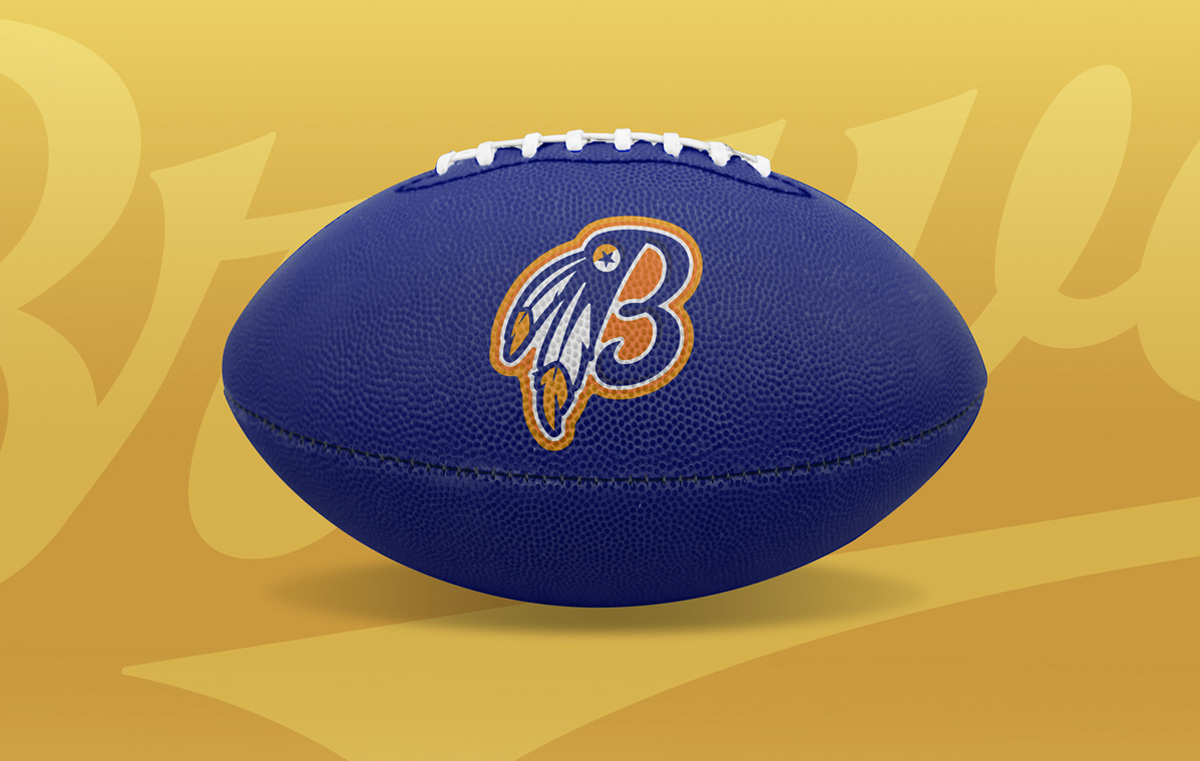 BRAVES High School Mascot & Logo Design visual 7