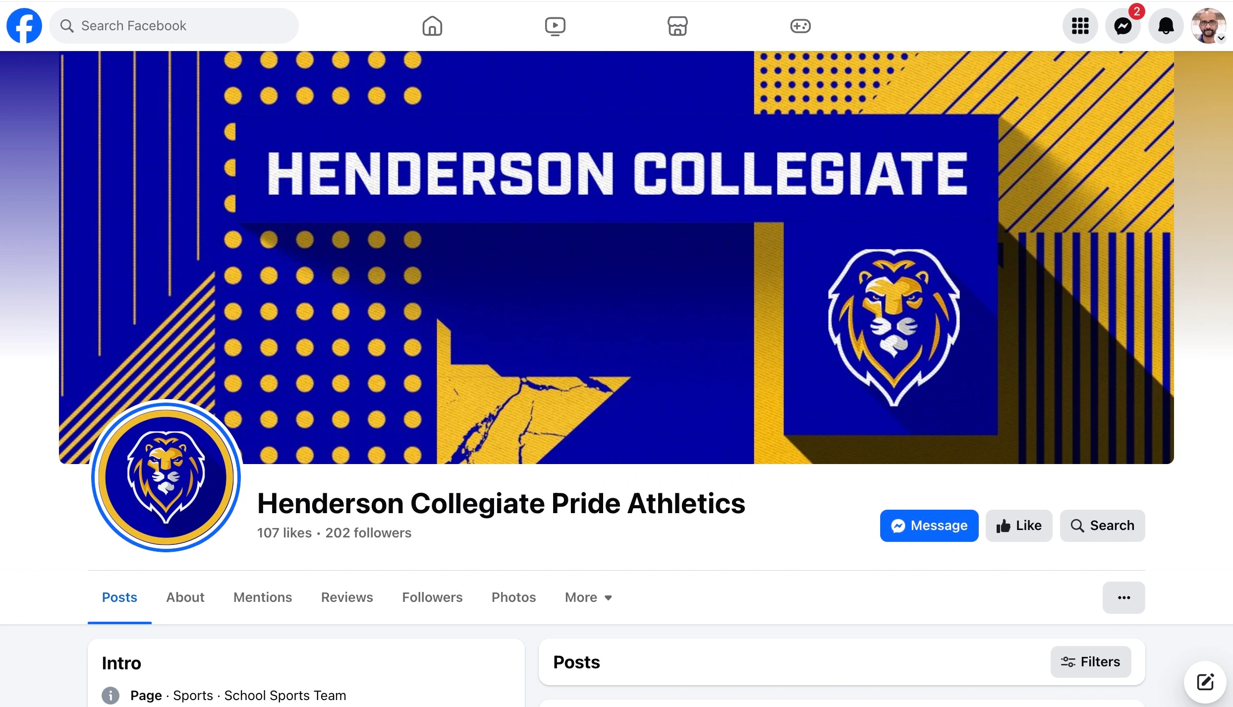 Henderson Collegiate Strategy & Complete Branding visual 23