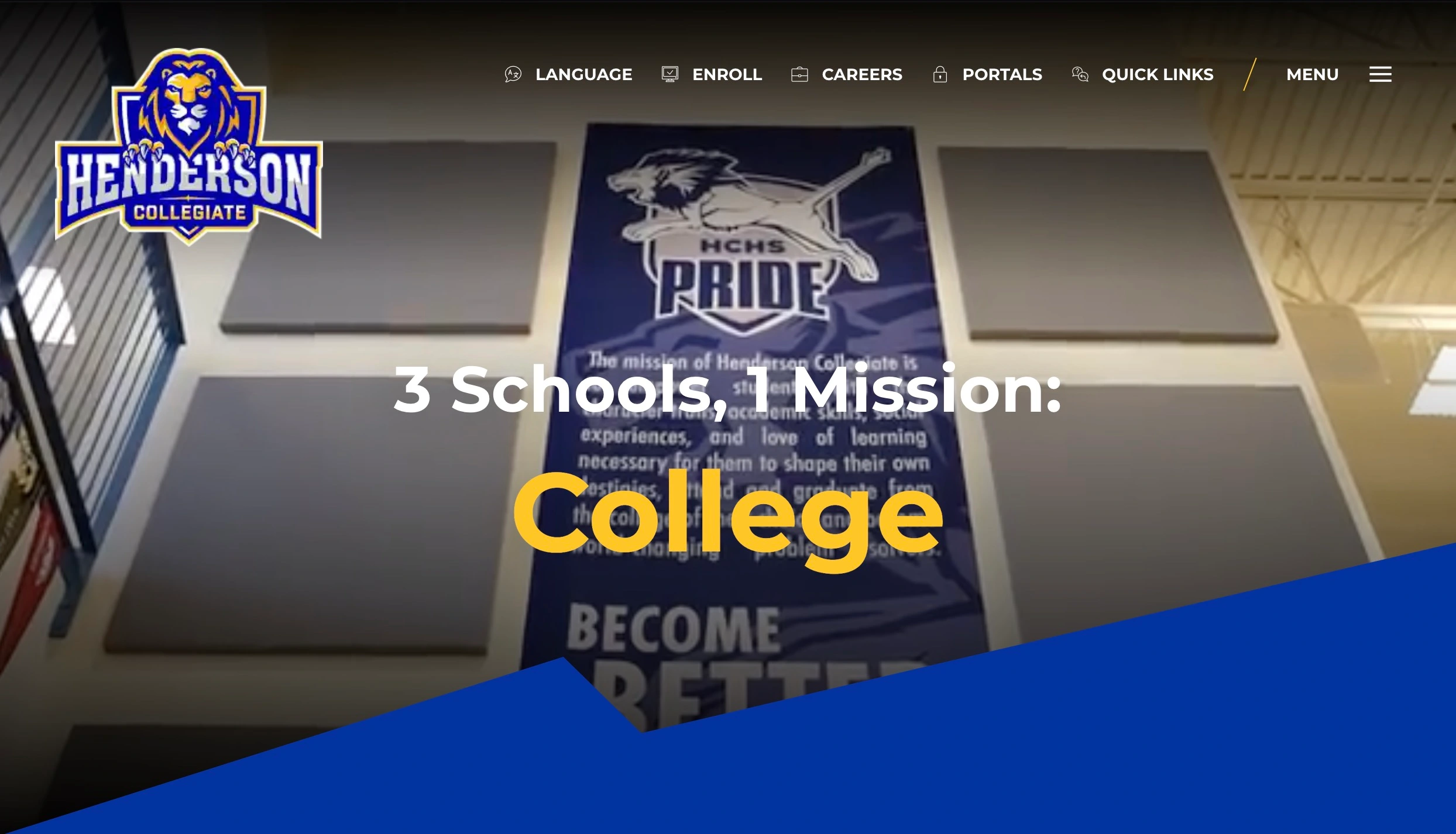 Henderson Collegiate Strategy & Complete Branding visual 24
