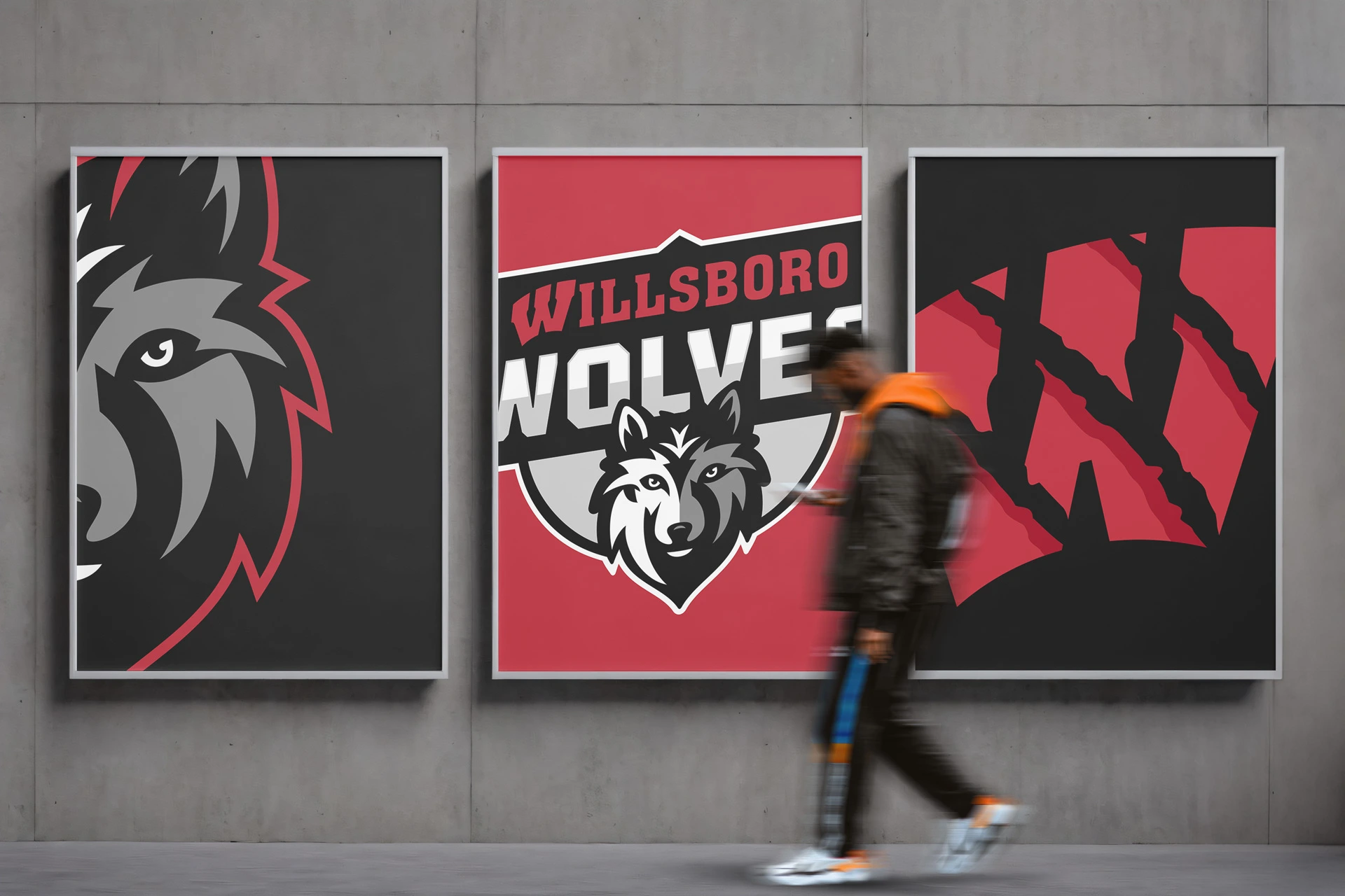 Willsboro Central School Mascot Logo & Branding visual 2