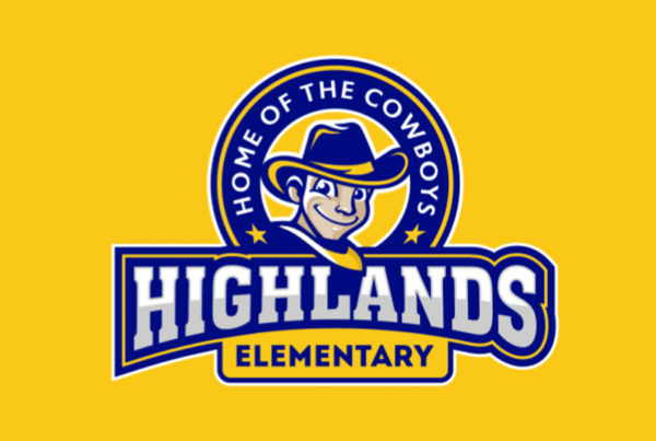 highlands elementary school logo design