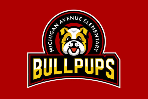 michigan avenue elementary school logo design