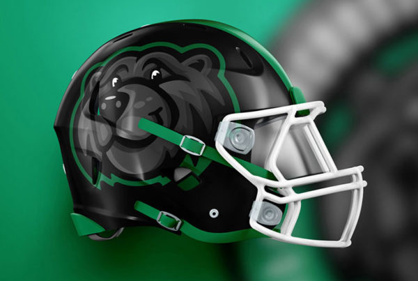 Narcoossee Elementary School Logo Bear Mascot