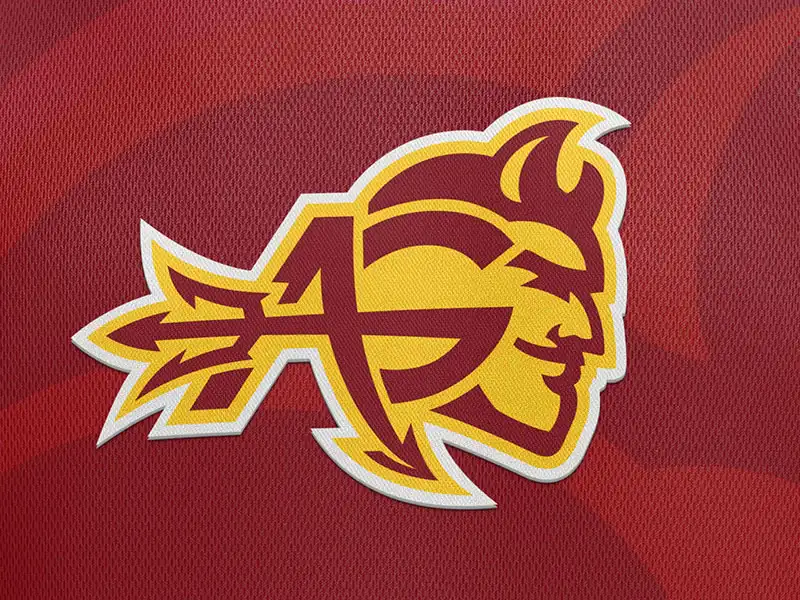 school district mascot logo design