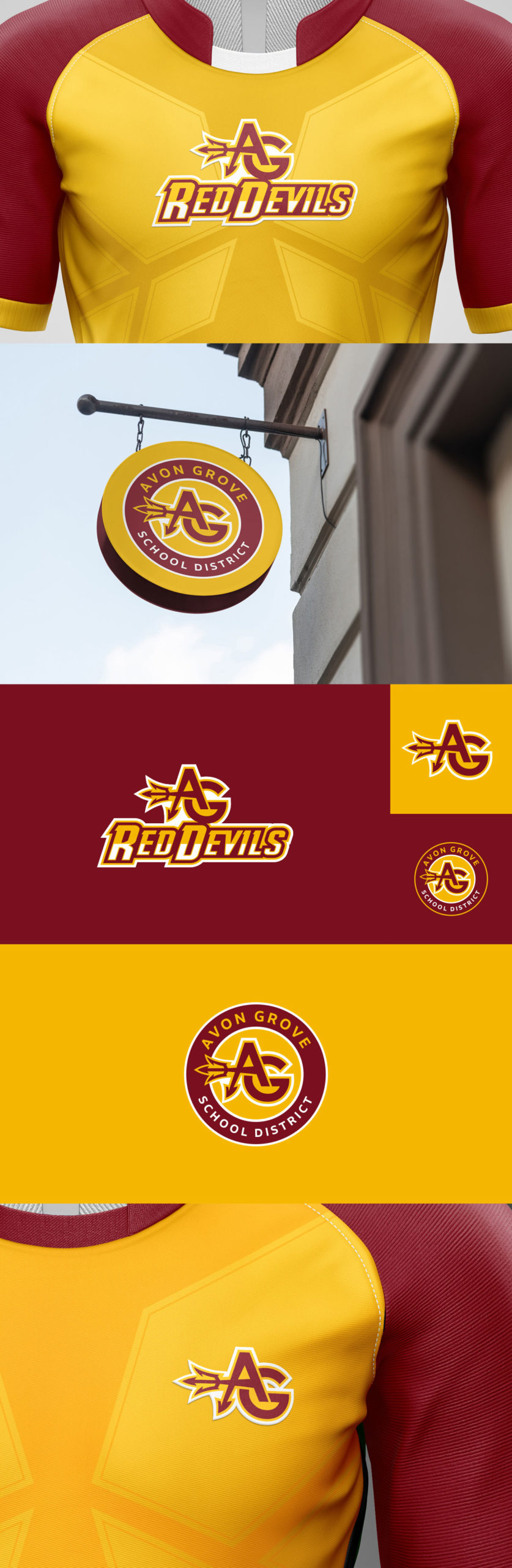 school district mascot secondary logo design scaled
