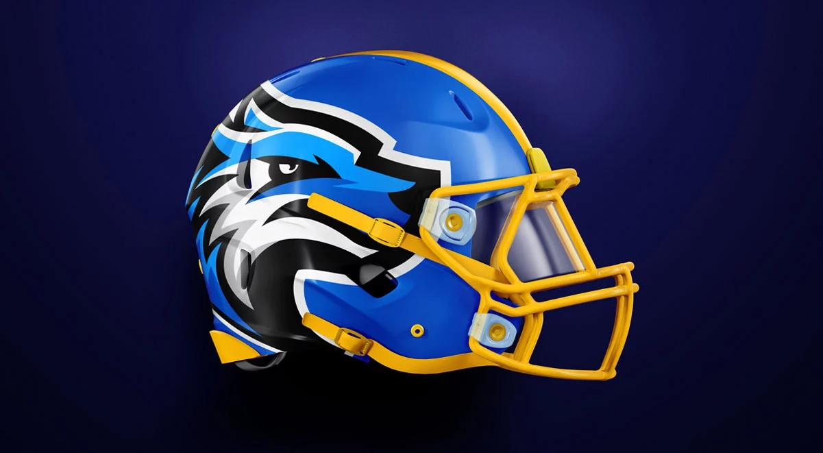 north central michigan college football helmet