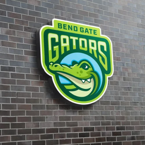 bend gate elementary logo design